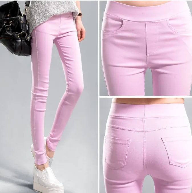 Women Colorful Spring Pants