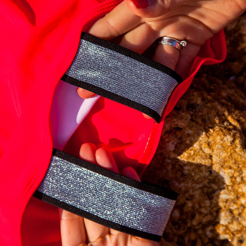 Red/Black Leopard One Piece