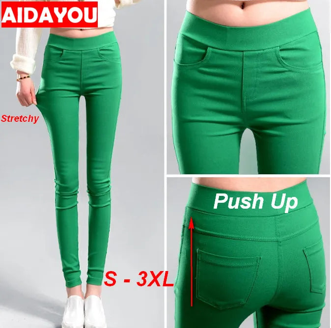 Women Colorful Spring Pants