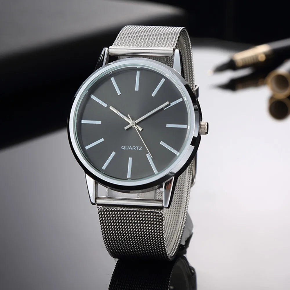 Women’s Minimalist Silver Quartz Watch