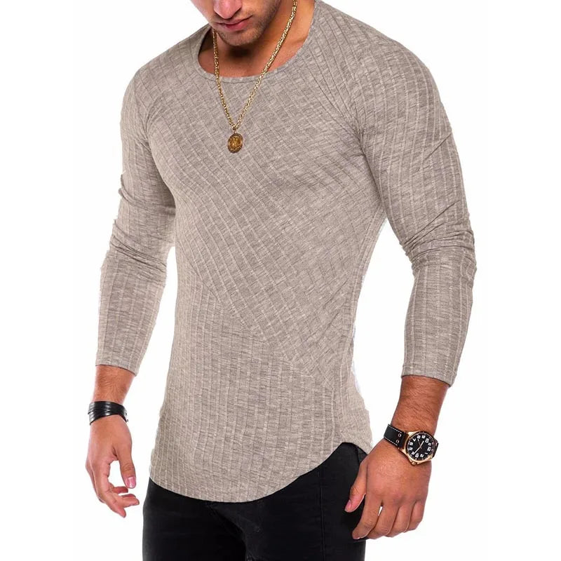 Men's Slim Fit O-Neck Sweater