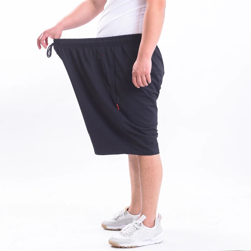 Men's Plus Size Black Shorts – 15XL Extra Big