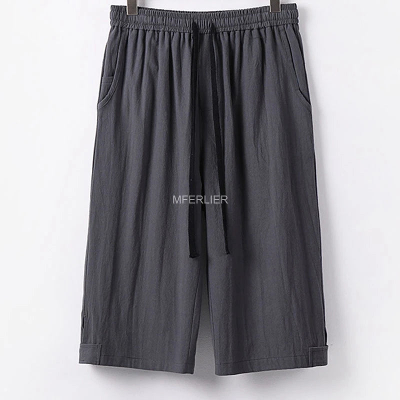 Men’s Plus Size Cotton Summer Pants