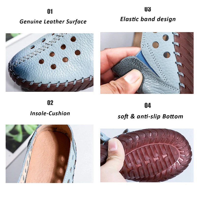 Women Leather Moccasins – 2025