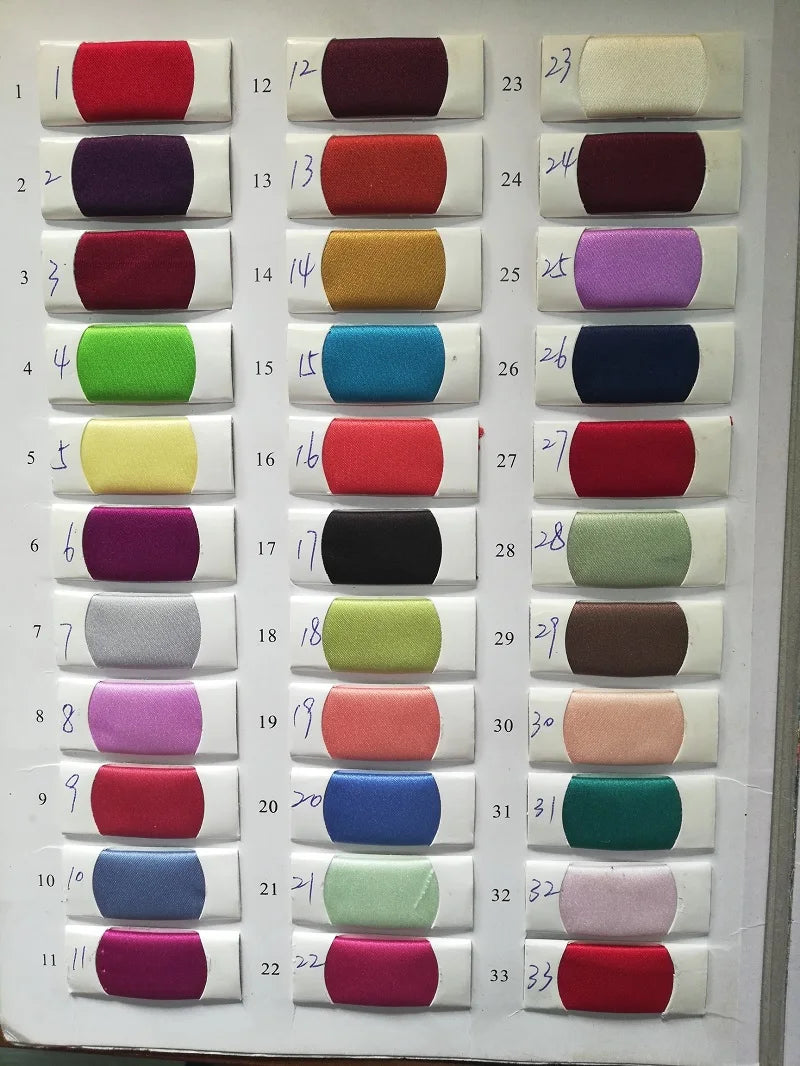 Color swatch chart featuring various fabric shades for design selection.