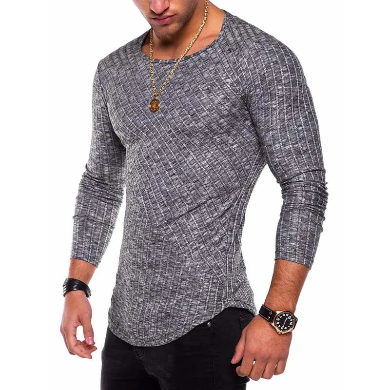 Men's Slim Fit O-Neck Sweater