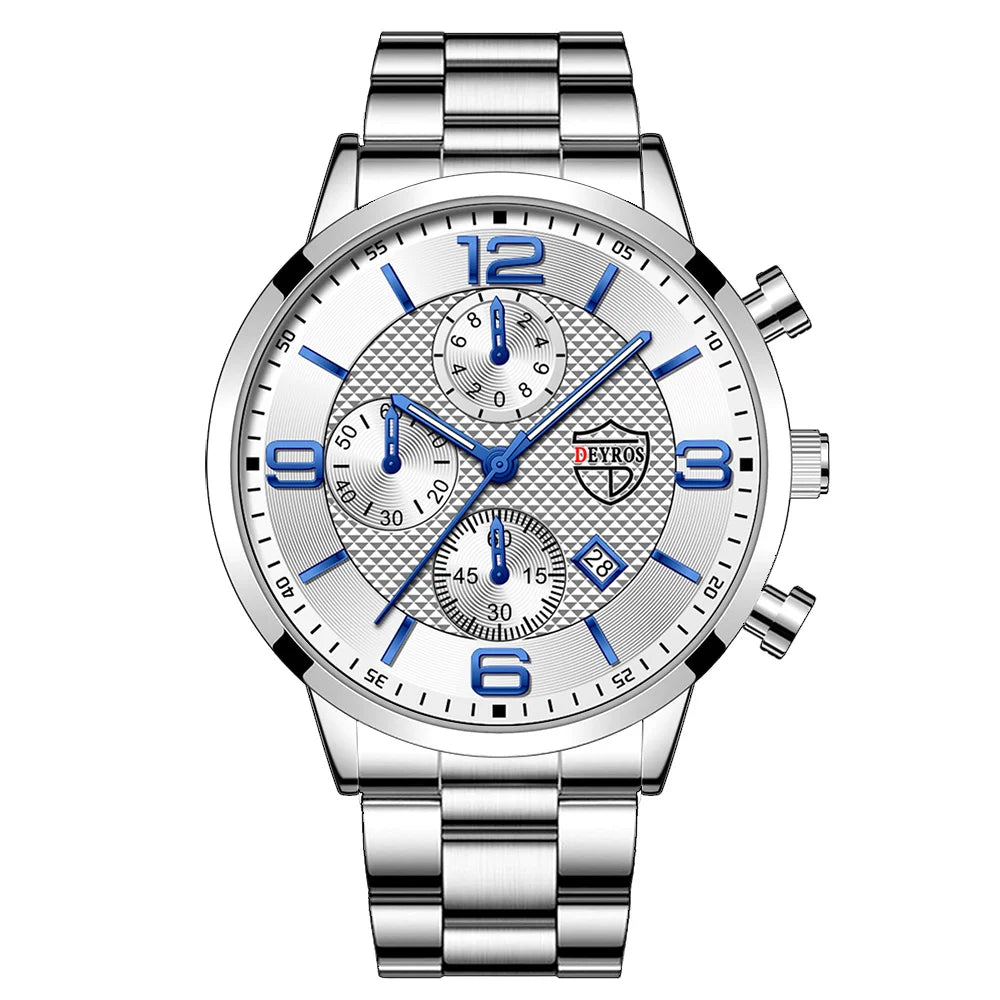 Men’s Business Quartz Watch with Calendar