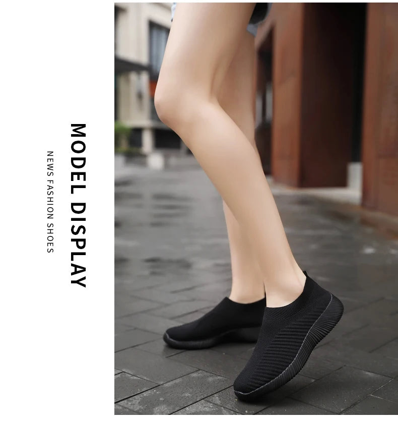 Women's Vulcanized Slip-On Sneakers