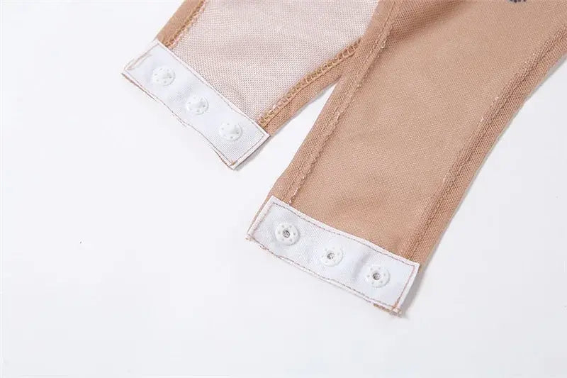 بدلة جسم نسائية مطبوعة بأكمام طويلة ونحيفة