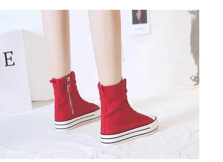 Women Canvas Shoes Casual Vulcanized Sneakers