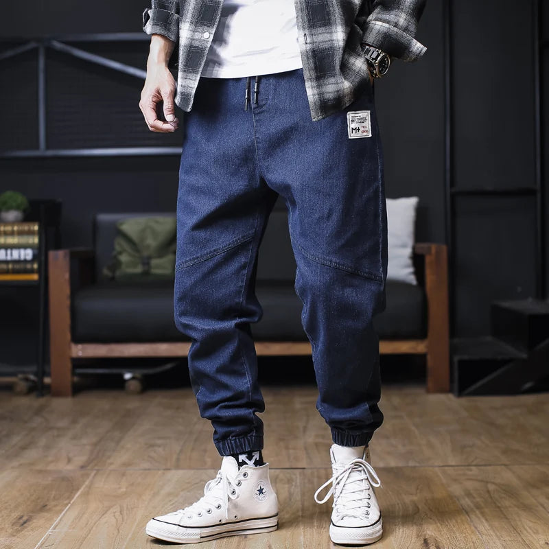 Men Plus Size Loose Jogger Jeans