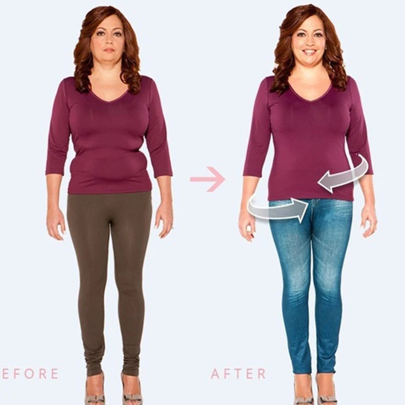 Women Printed Denim Leggings