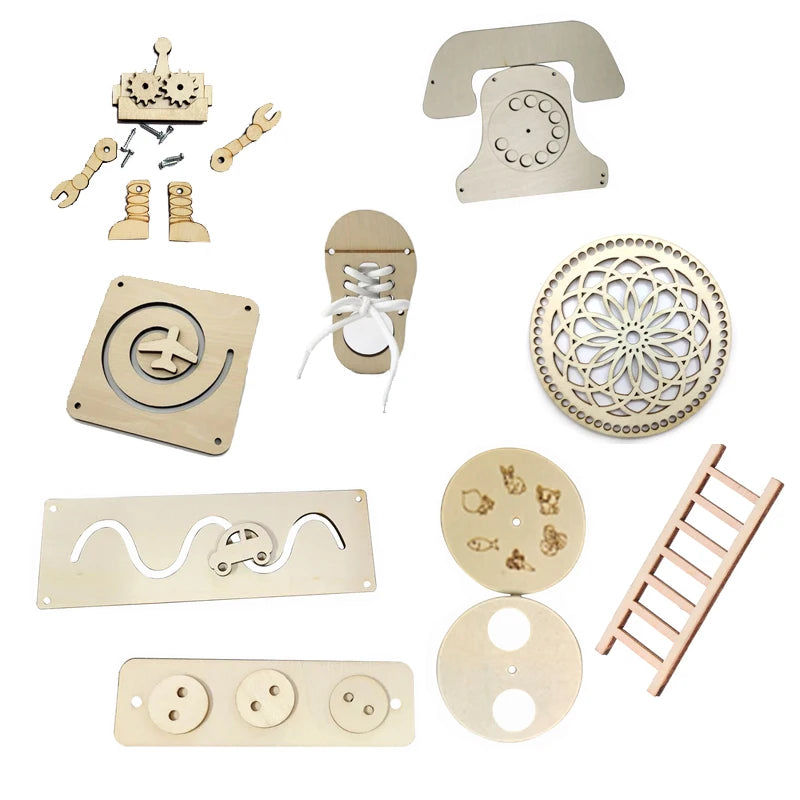 Montessori Busy Board DIY Accessories