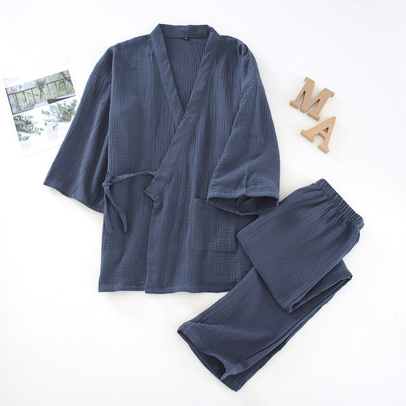 Women Cotton Japanese Kimono Pajama