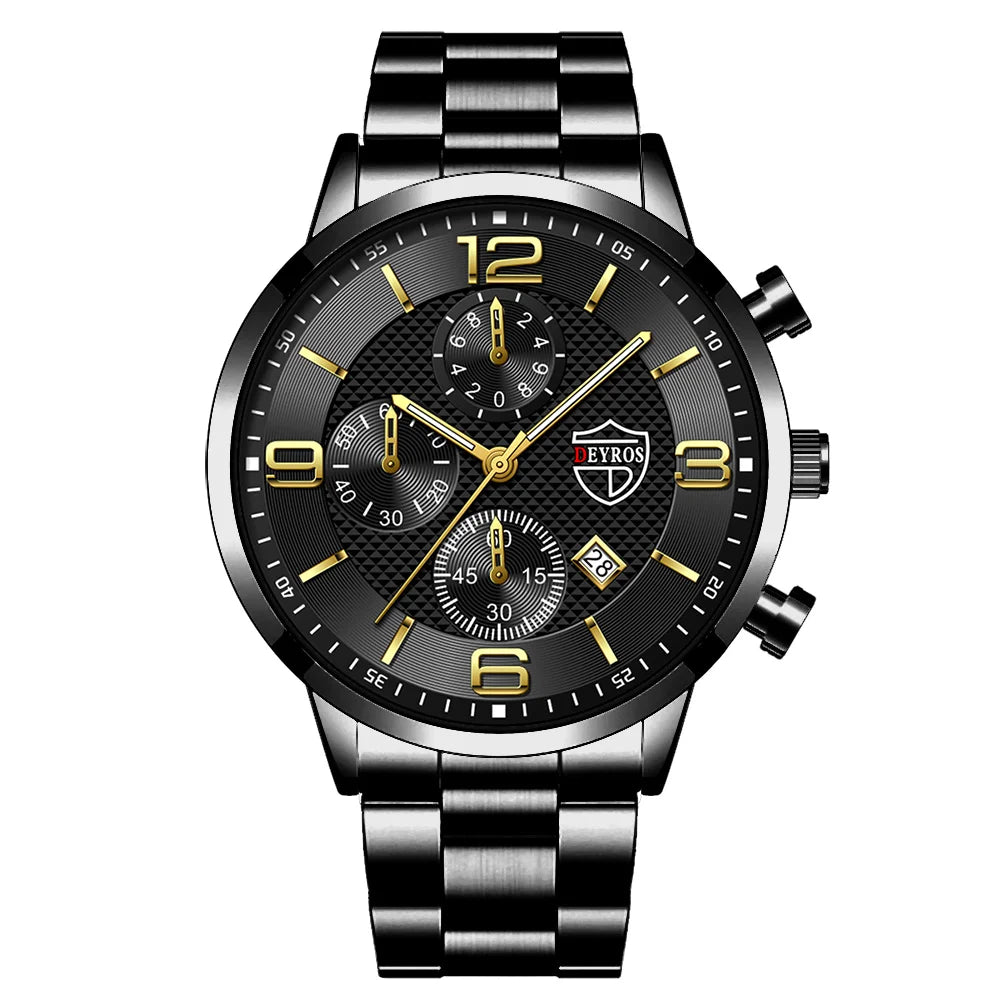 Men’s Business Quartz Watch with Calendar