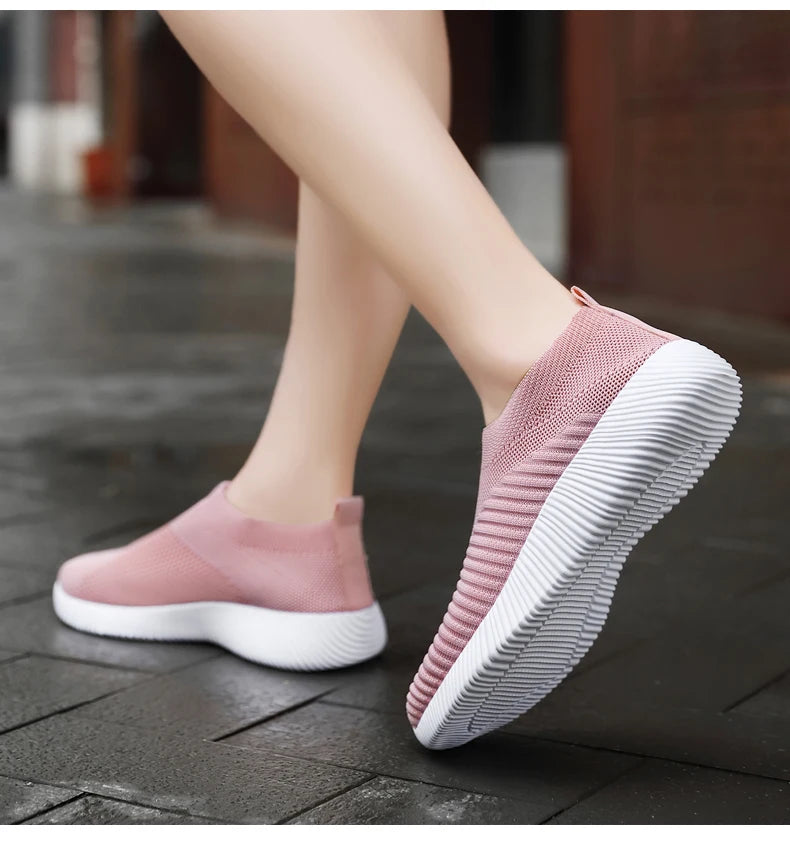 Women's Vulcanized Slip-On Sneakers