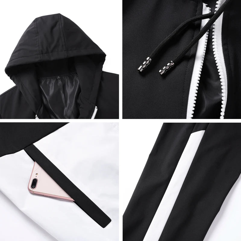 Men's Hooded Jogger Tracksuit