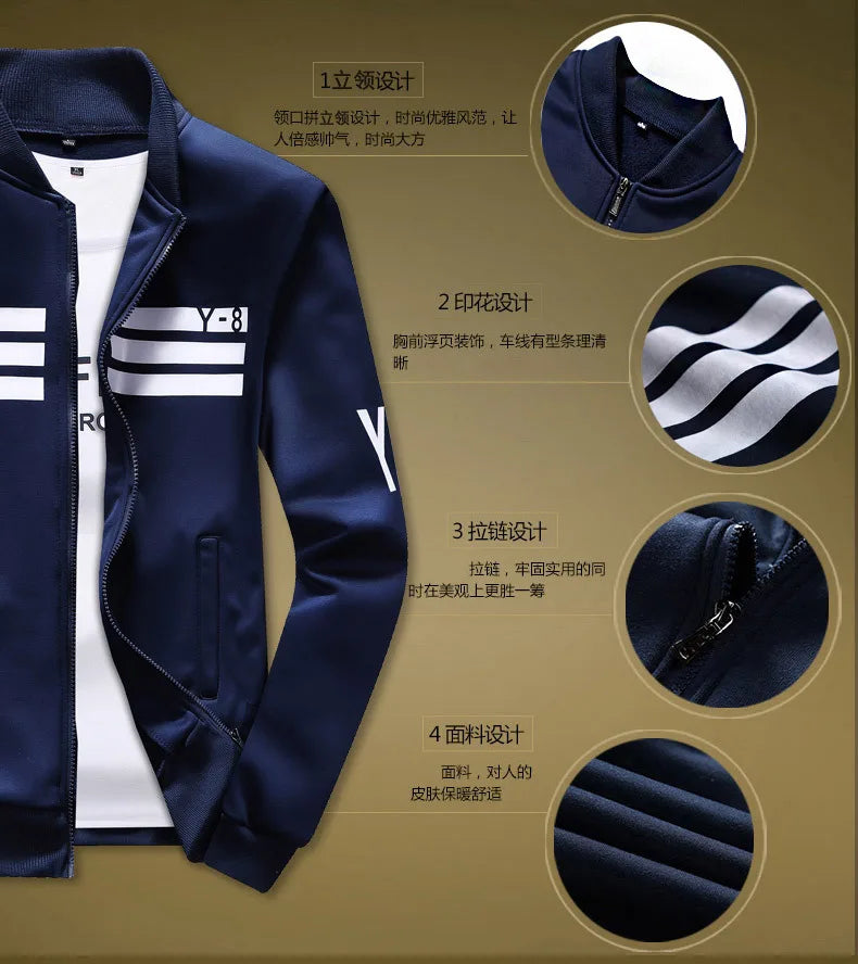 طقم ملابس رياضية للرجال بمقاسات كبيرة