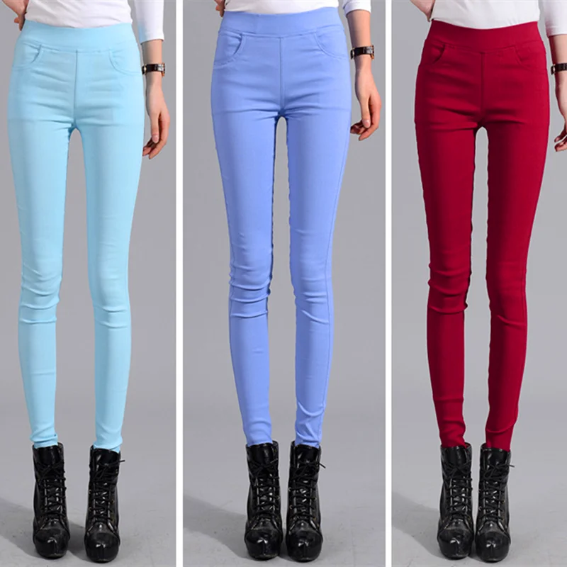 Women Colorful Spring Pants