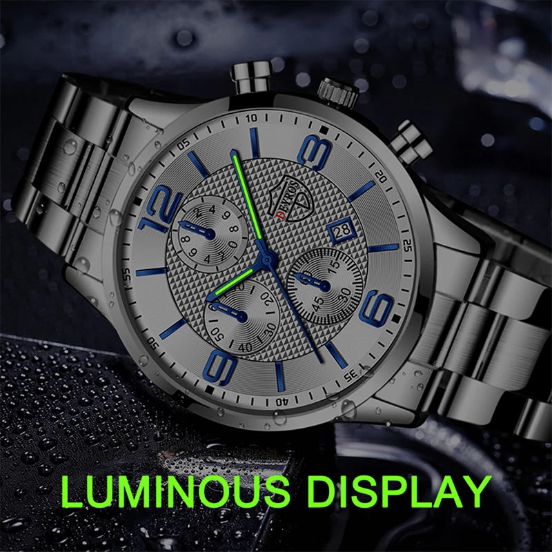 Men’s Business Quartz Watch with Calendar