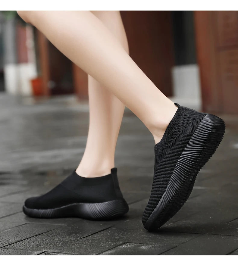 Women's Vulcanized Slip-On Sneakers