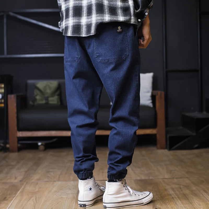 Men Plus Size Loose Jogger Jeans
