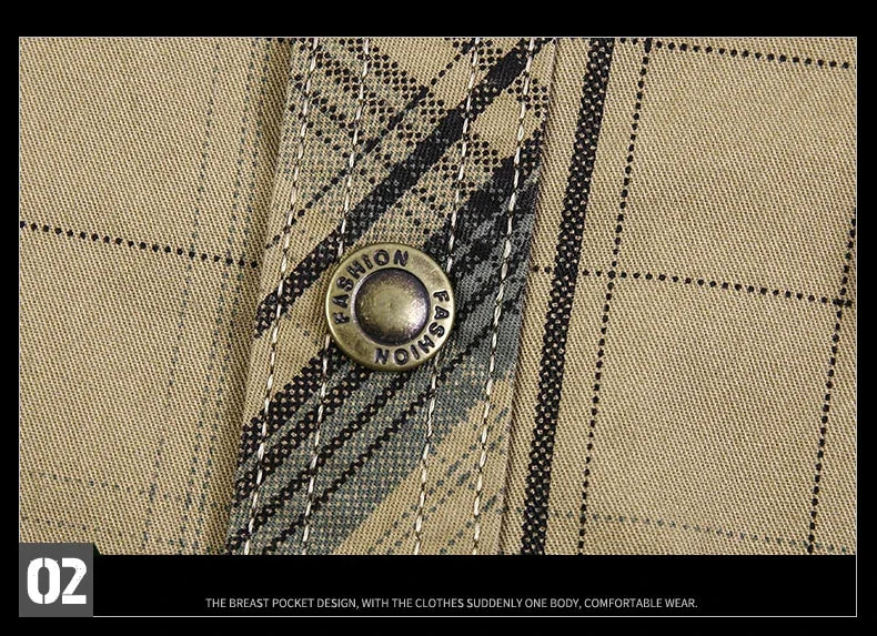 Men Plaid Casual Shirt