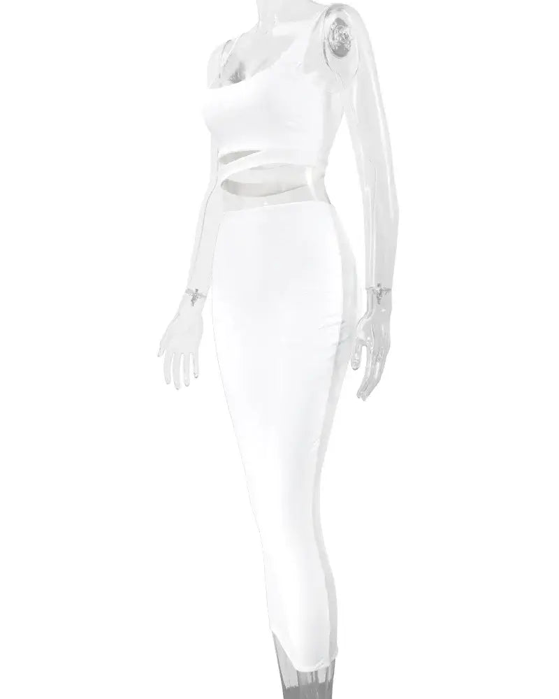 Chic Party Night Dress – Two Piece Set for Women