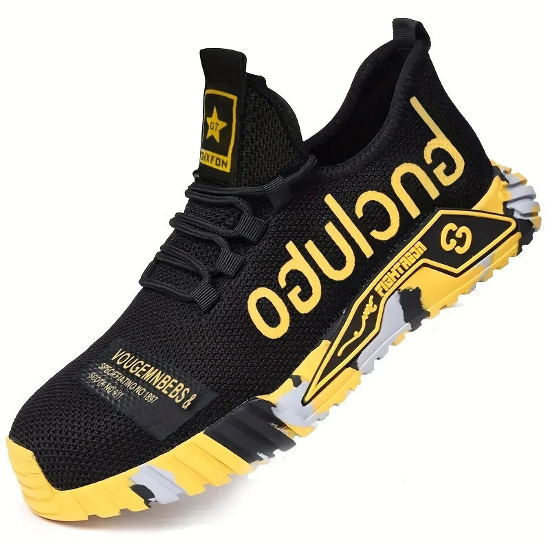 أحذية أمان للرجال بنعل معزز مضاد للثقب
