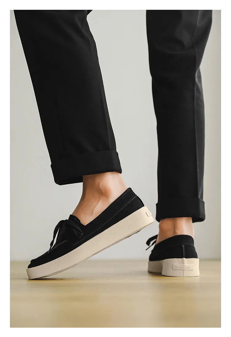 Men Suede Lightweight Driving Loafers