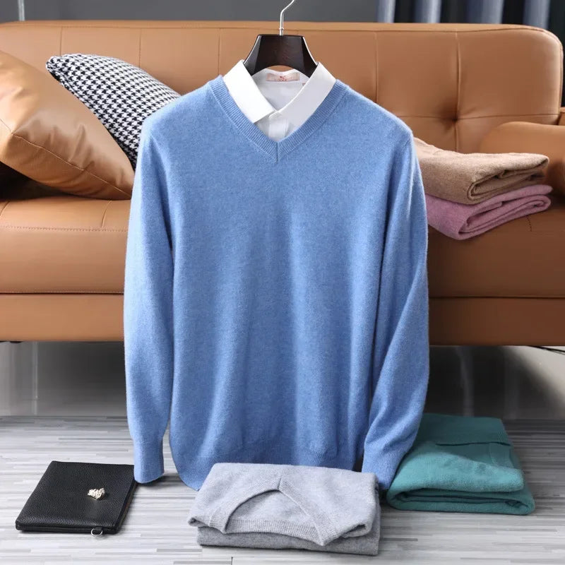 Men’s Wool Cashmere Pullover