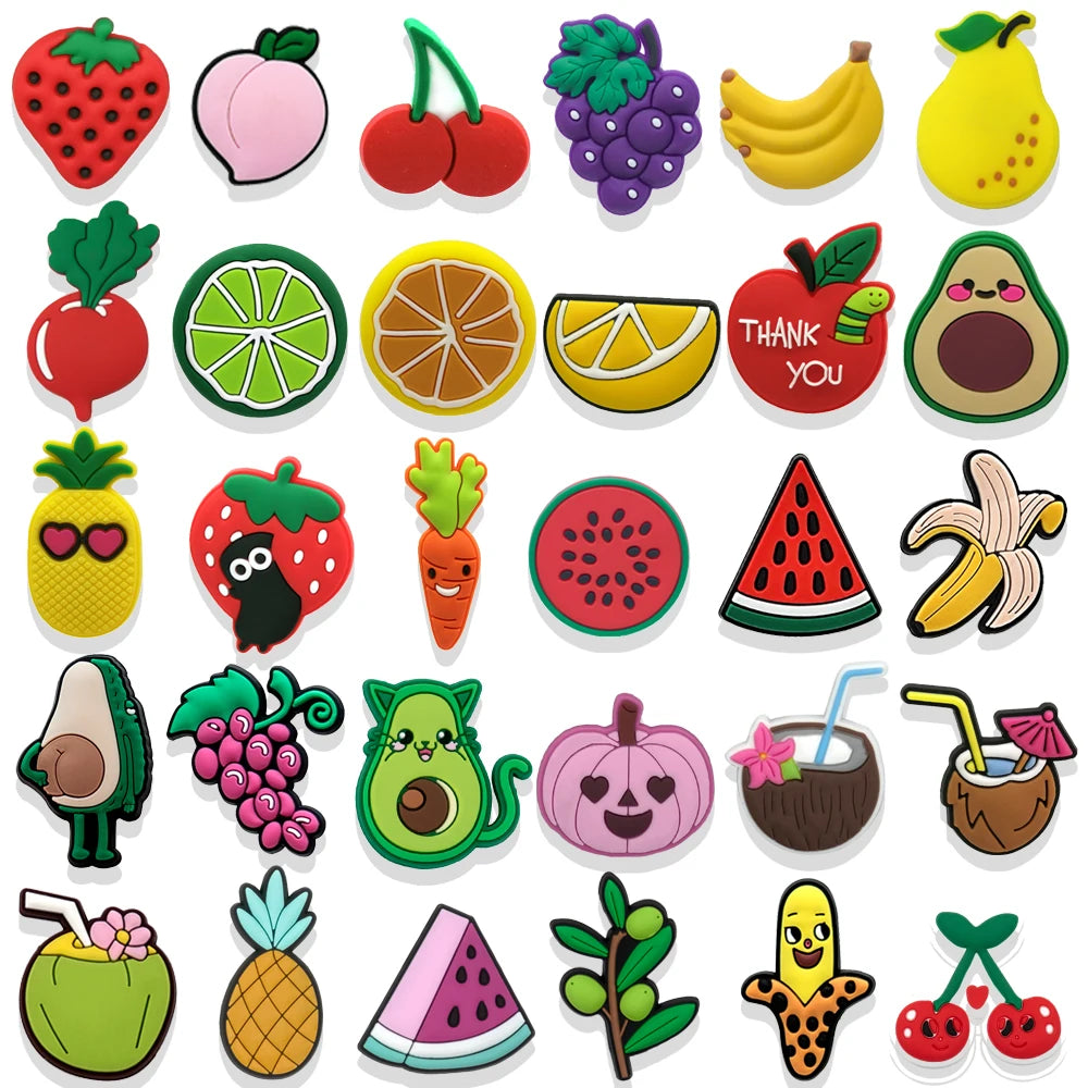 Women Fruit Shoe Charms Cute Accessories