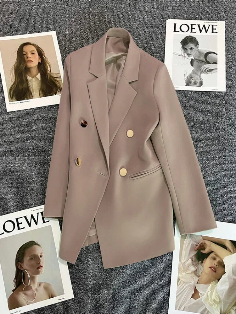 SilhouetteFit™ – Slim Blazer (Korean Fashion, Office-Ready Slimming Design)