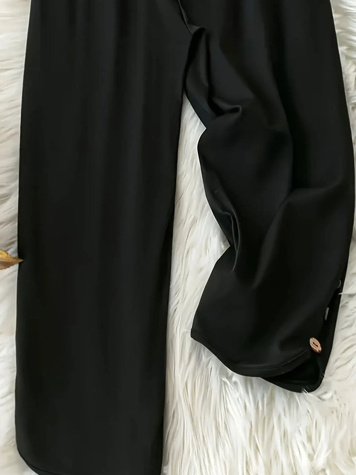 Women’s Black Straight-Leg Pants