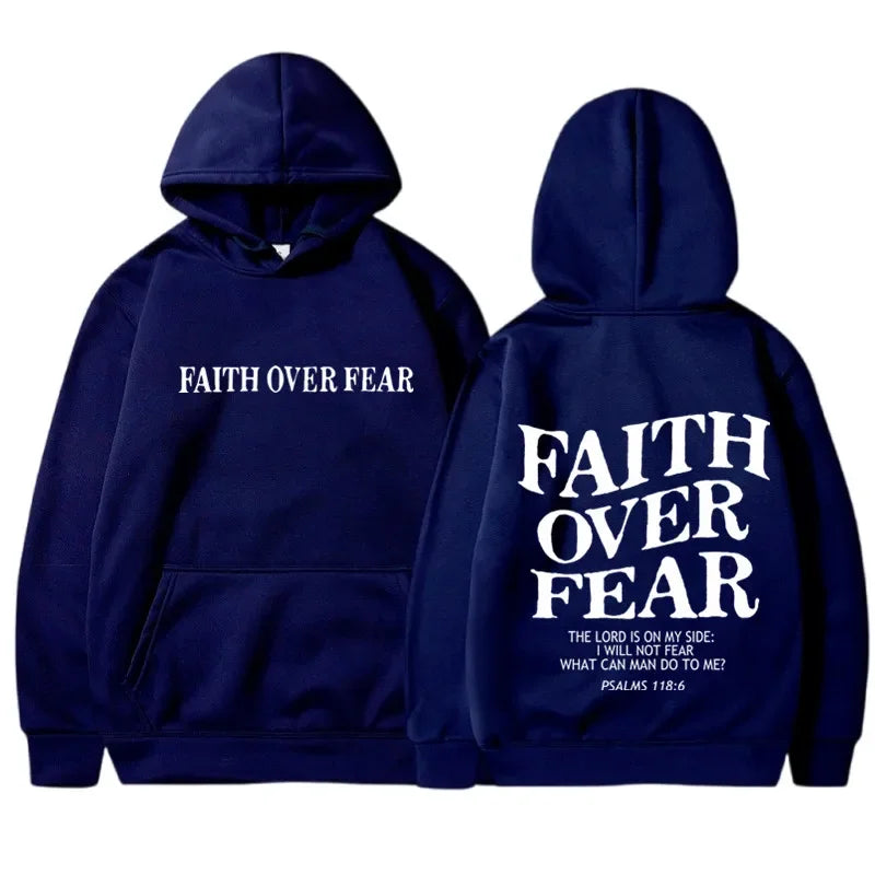Men Faith Over Fear Hoodie
