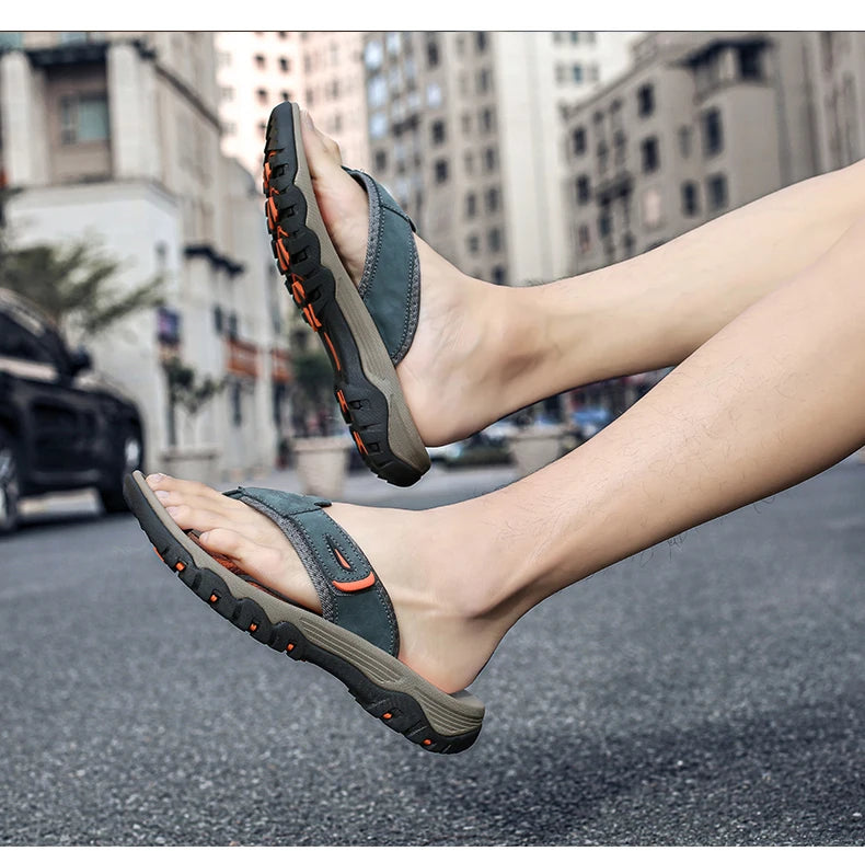 Heritage Leather Beach Sandals