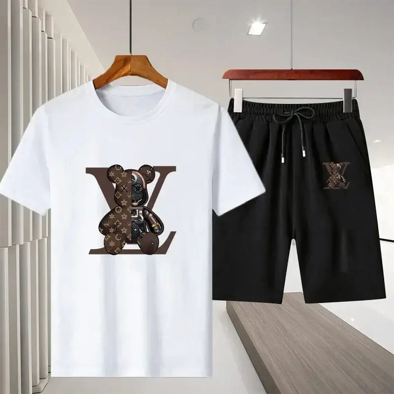 T-shirt + shorts two-piece set
