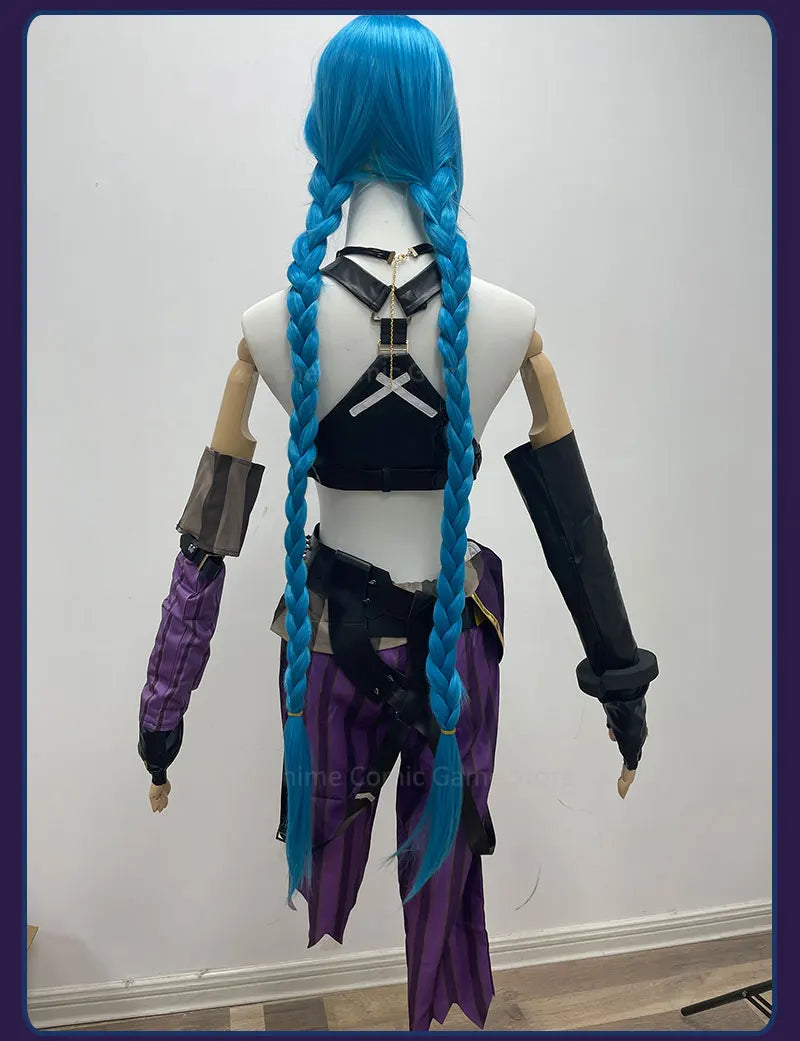LOL Arcane Jinx Cosplay Costume Outfit