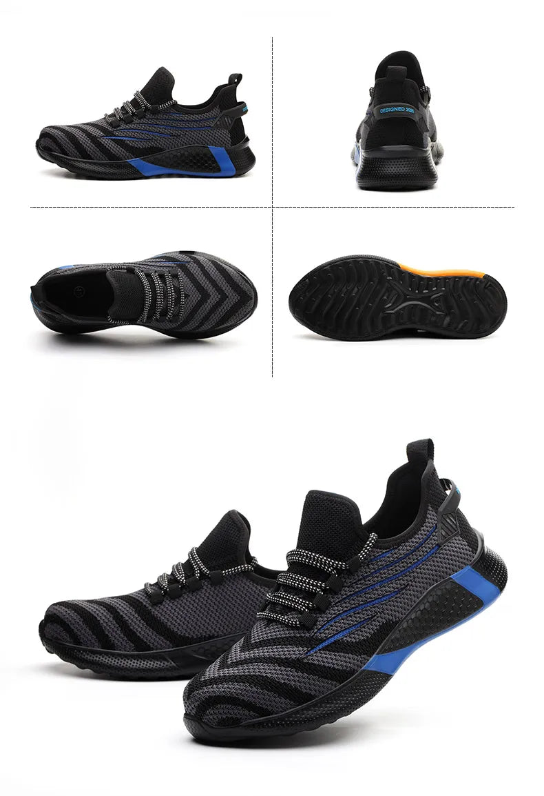 أحذية عمل خفيفة الوزن غير قابلة للتدمير للرجال