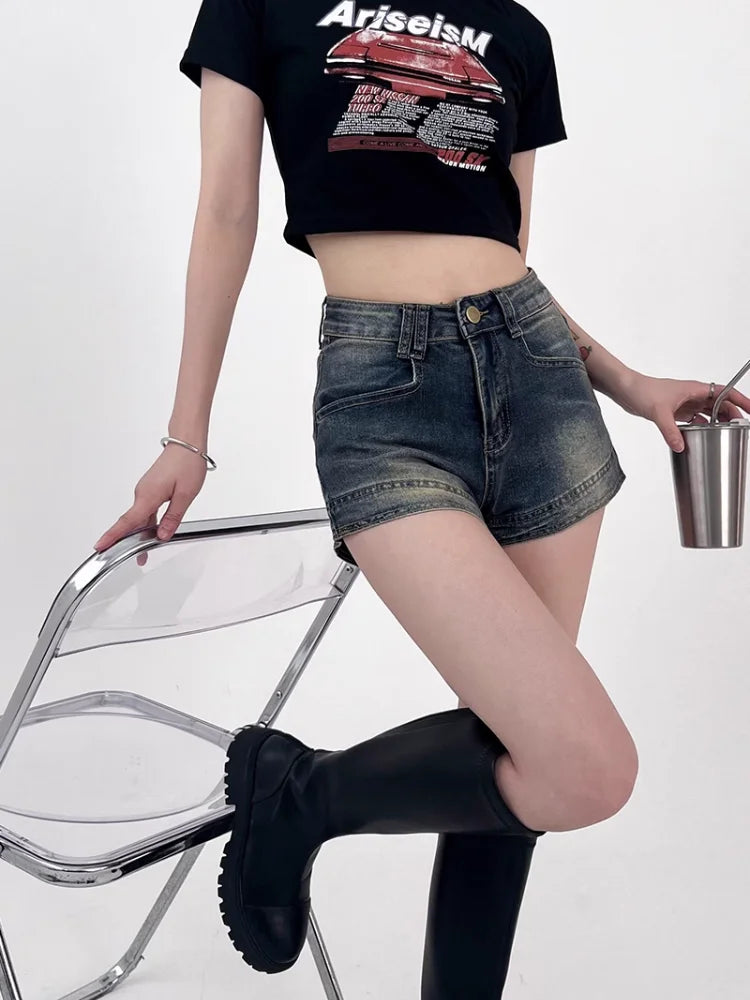 Women's Sexy Retro Denim Shorts
