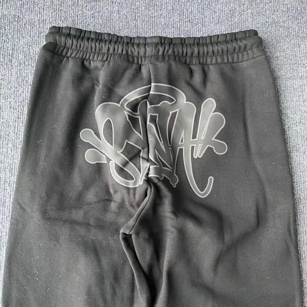 طقم هودي وبنطال رياضي رجالي من القطن