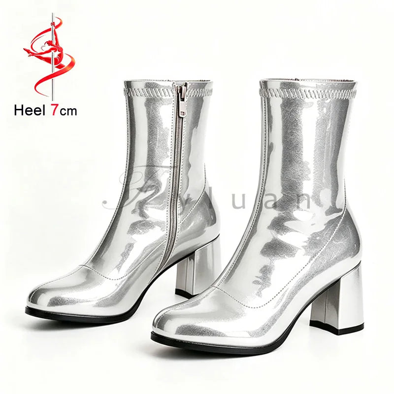 Classic Block Heel Ankle Boots