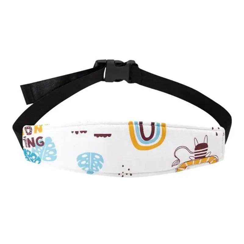 Q81A Kids Travel Neck Guard with colorful print, designed for ages 1-3 years, made of 100% cotton for comfort.