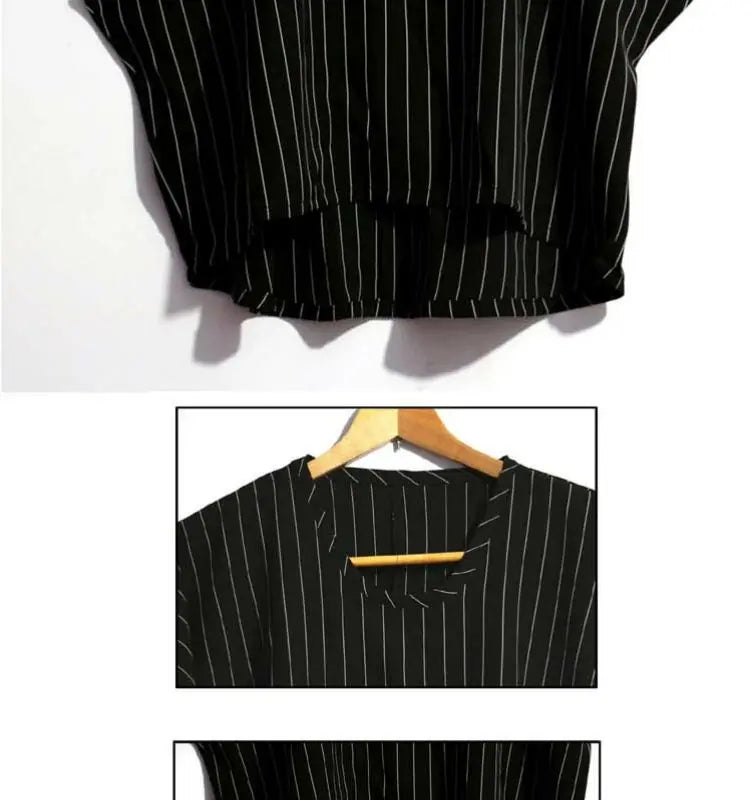 Men's Plus Size Striped Vintage T-Shirt – Loose Fit