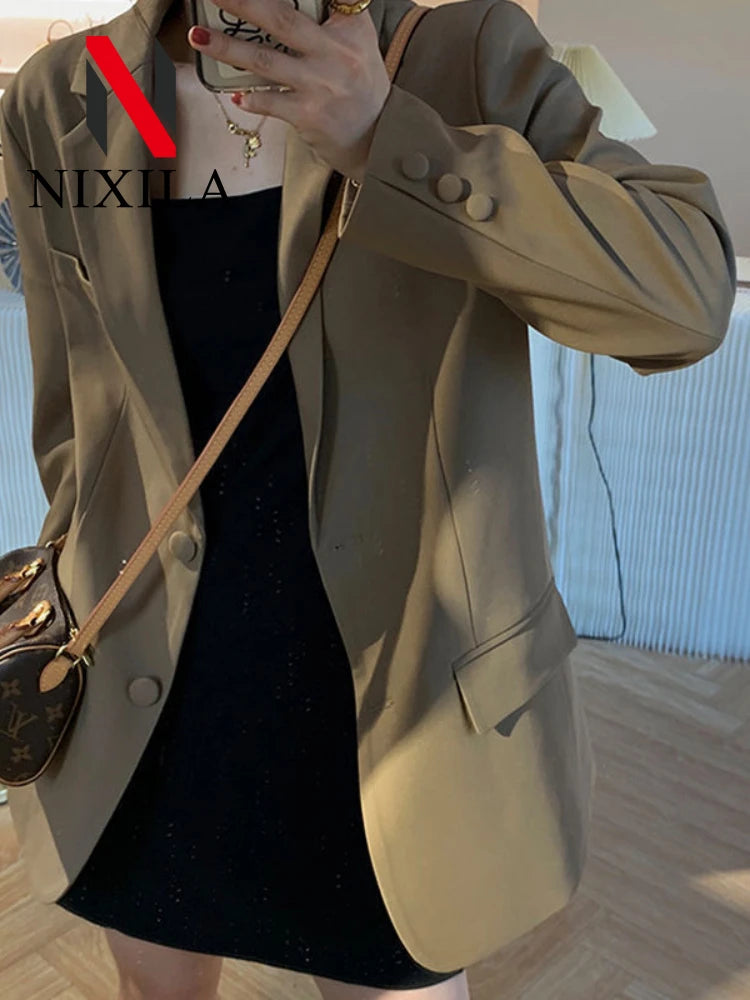 PowerSet™ – Slim Blazer Suit Set (Office-Classy, Tailored for Comfort & Impact)