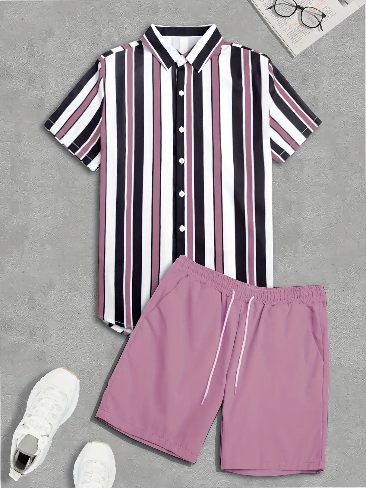 Summer Men Shirt Sets