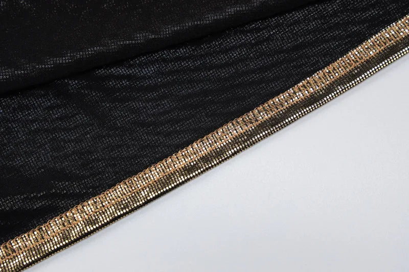 Midnight Luxe Backless Mini Dress