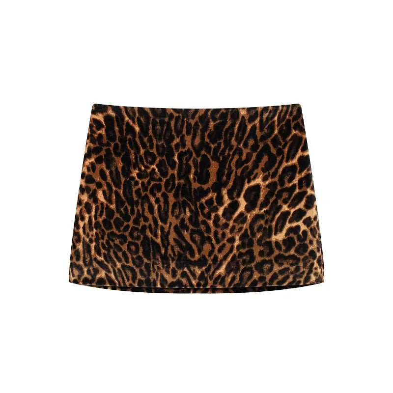 Velvra™ – Leopard Velvet Blazer Set (Luxury Print, Office to Evening Fashion)