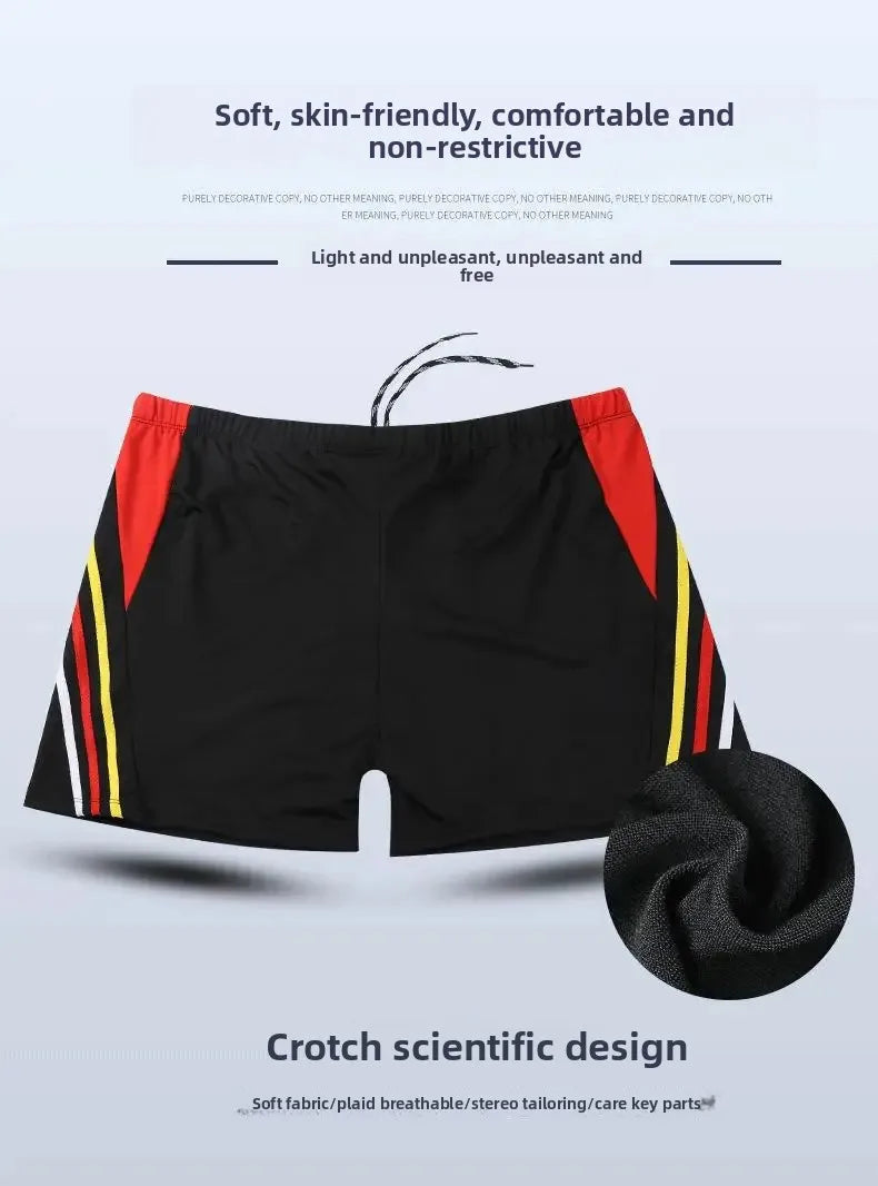 Unisex Plus Size Loose Fit Swim Shorts