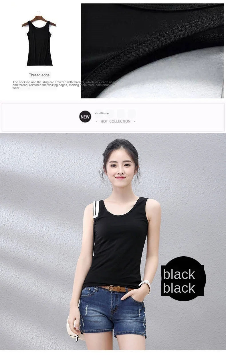 تانك توب نسائي من القطن